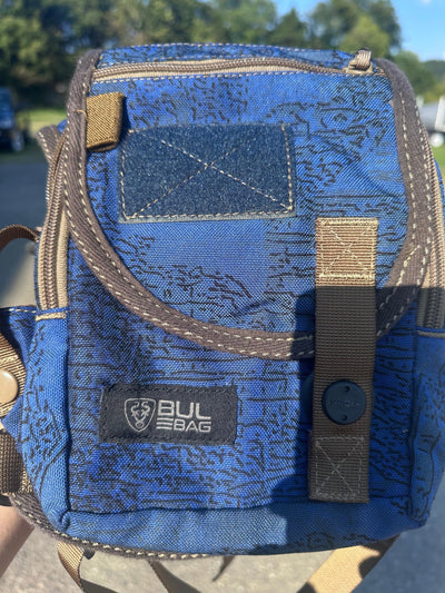 ConBag in periwinkle blue, hand dyed, photo 3