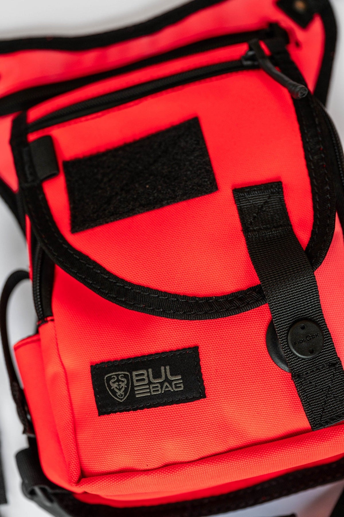 Sportsman in Expedition Orange, flap and gate detail