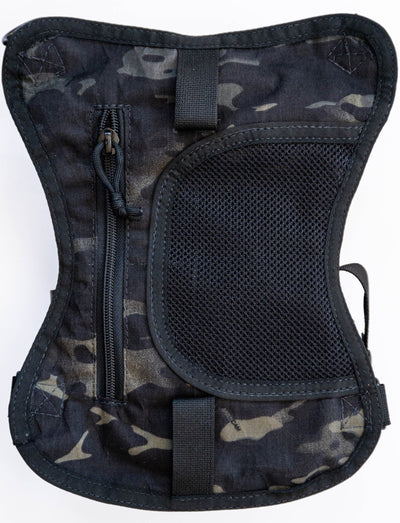 Sportsman in Black MultiCam, back panel