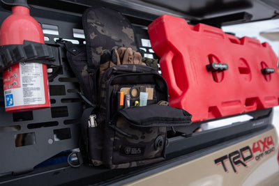 Sportsman mounted on a truck bed rack
